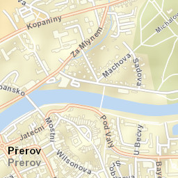 Přerov Street Map