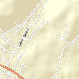 Dolní Bečva Street Map