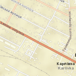 Karlivka Street Map