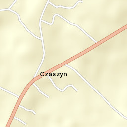 Czaszyn Street Map