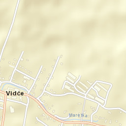 Vidče Street Map