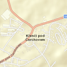 Klenčí pod Čerchovem Street Map