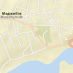 Medzhybizh Street Map