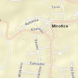 Mirotice Street Map