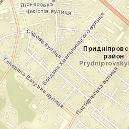 Cherkasy Street Map