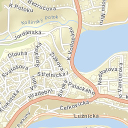Tábor Street Map