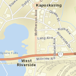 2-12 Trans-Canada Highway, Kapuskasing Street Map