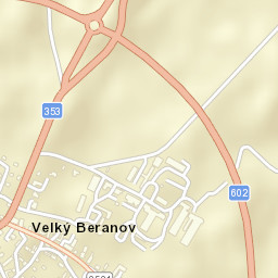 Velký Beranov Street Map