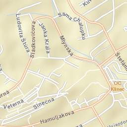 Okres Namestovo Street Map