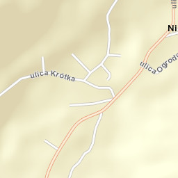 Niedzica Street Map