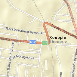 Khodoriv Street Map