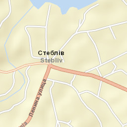 Stebliv Street Map