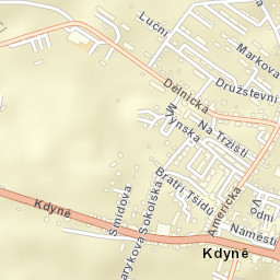 Kdyně Street Map