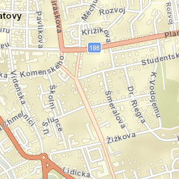 Klatovy Street Map