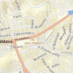 Jihlava Street Map