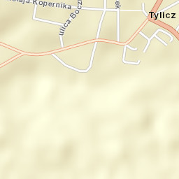 Tylicz Street Map