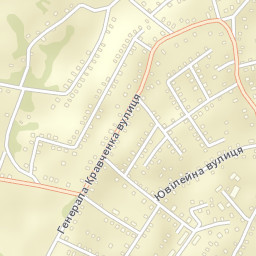 Stavyshche Street Map