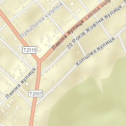 Pervomays’kyy Street Map
