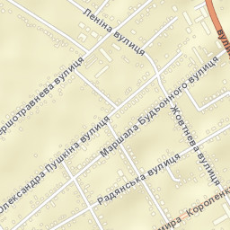 Krasnohrad Street Map