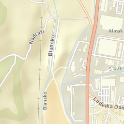 Okres Blansko Street Map