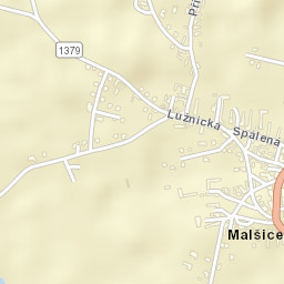 Malšice Street Map