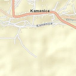 Kamenice Street Map