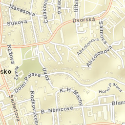 Blansko Street Map