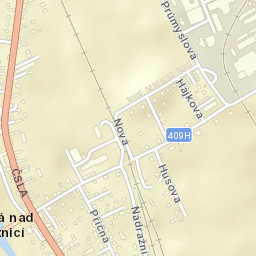 Planá nad Lužnicí Street Map