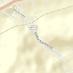 Velké Karlovice Street Map