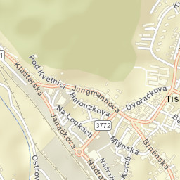 Tišnov Street Map