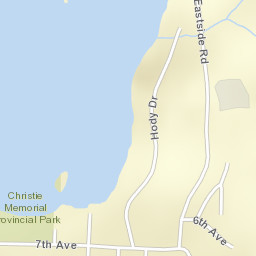 Okanagan Falls Street Map