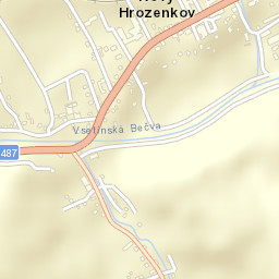 Nový Hrozenkov Street Map