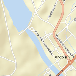 Okres Tvrdošín Street Map