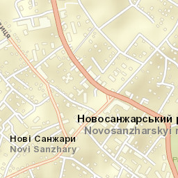 Novi Sanzhary Street Map