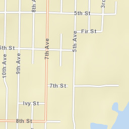 Castlegar Street Map