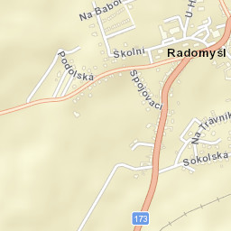 Radomyšl Street Map