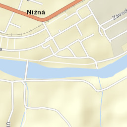 Nižná Street Map