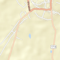 Strážov Street Map