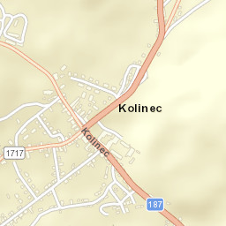 Kolinec Street Map