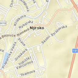 Nýrsko Street Map