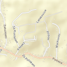 Lelekovice Street Map
