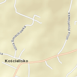 Kościelisko Street Map
