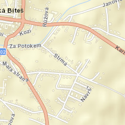 Velká Bíteš Street Map