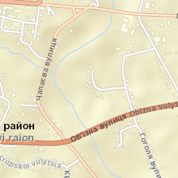 Horodyshche Street Map