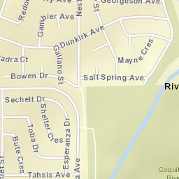 Coquitlam Street Map