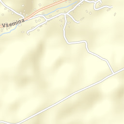 Všemina Street Map