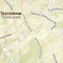 Truskavets’ Street Map