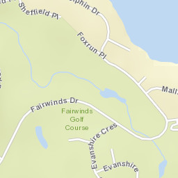Fairwinds Street Map