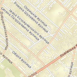 Stryi Street Map