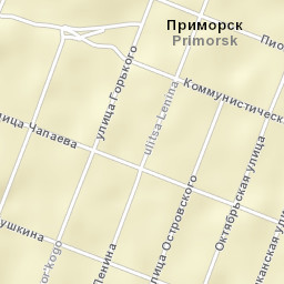 Primorsk Street Map